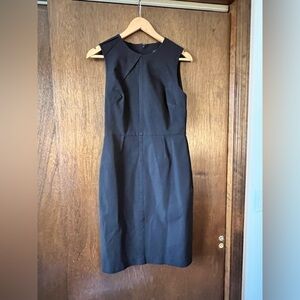 Banana Republic Classic Black Midi Dress